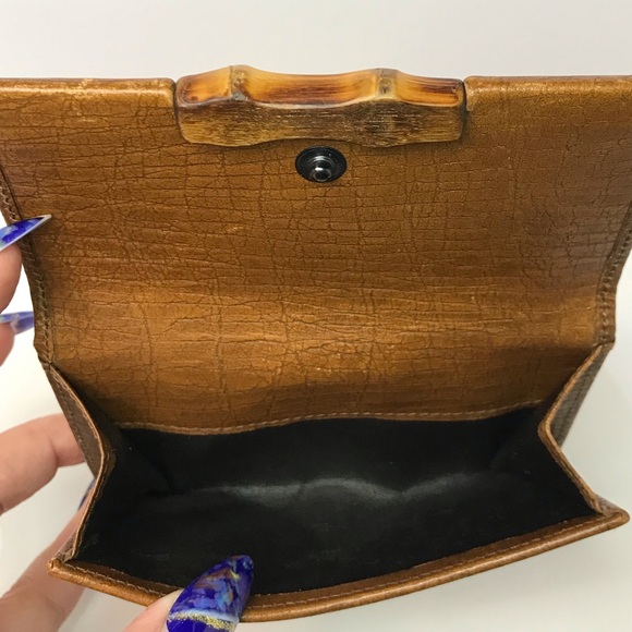 GUCCI Bamboo Canvas/Leather Bifold Wallet ππ₯ - Picture 12 of 17